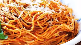 Pasta photo linking to the pasta dinners menu